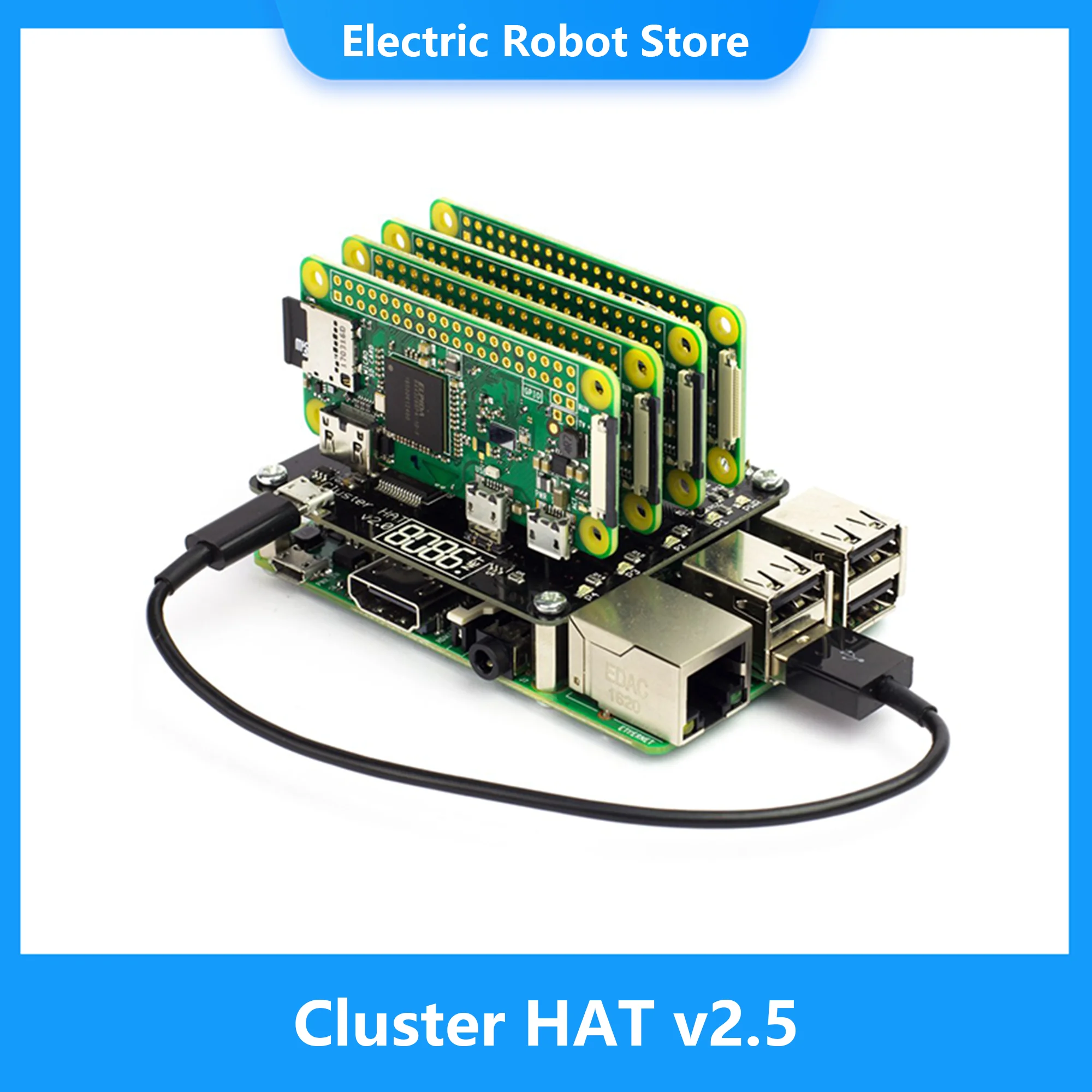 Electronics Or Gadgets - Cluster HAT v2.5 Configured to use