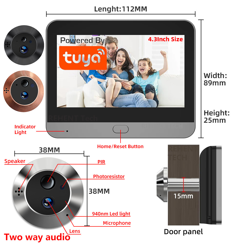 Compact Camera Mirrorless - Mini Two Way Audio 3MP Tuya