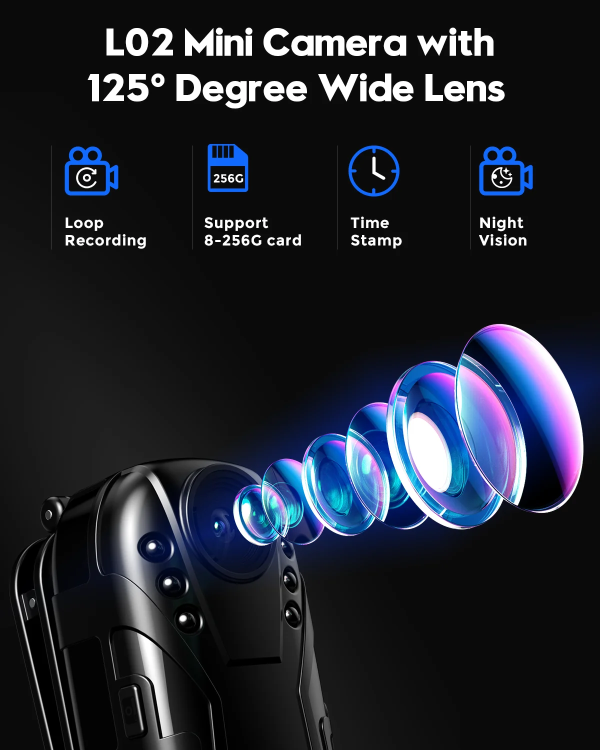 Boblov L02 1080P Infrared nigh - Compact Camera Mirrorless recension och pris