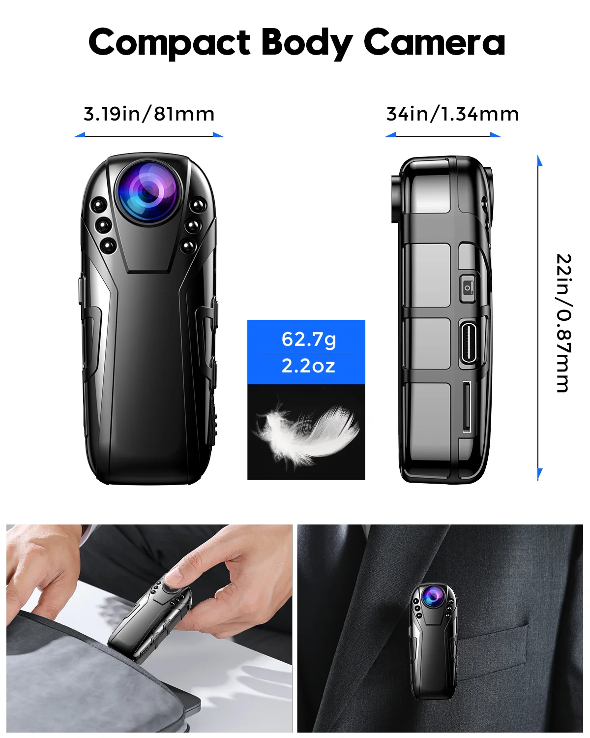 Boblov L02 1080P Infrared nigh - Compact Camera Mirrorless recension och pris
