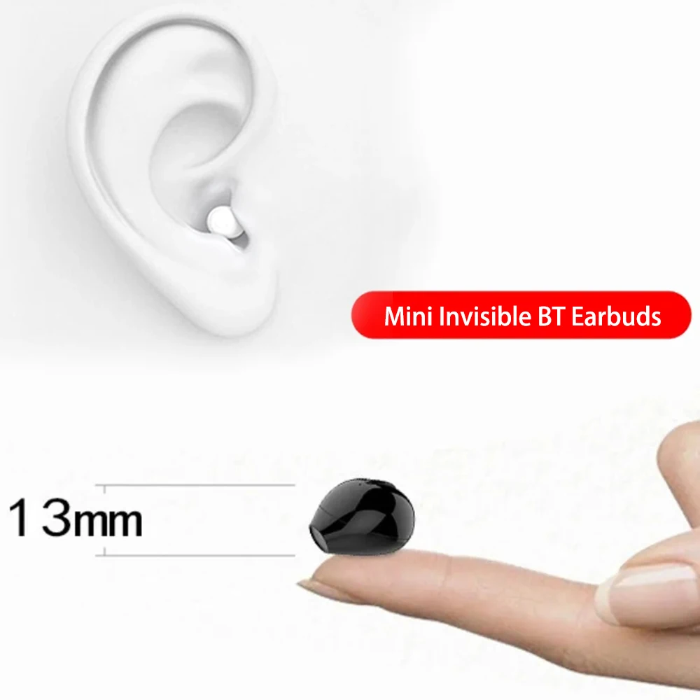 Invisible Earphones Mini Headp - Earbuds Anc Wireless recension och pris