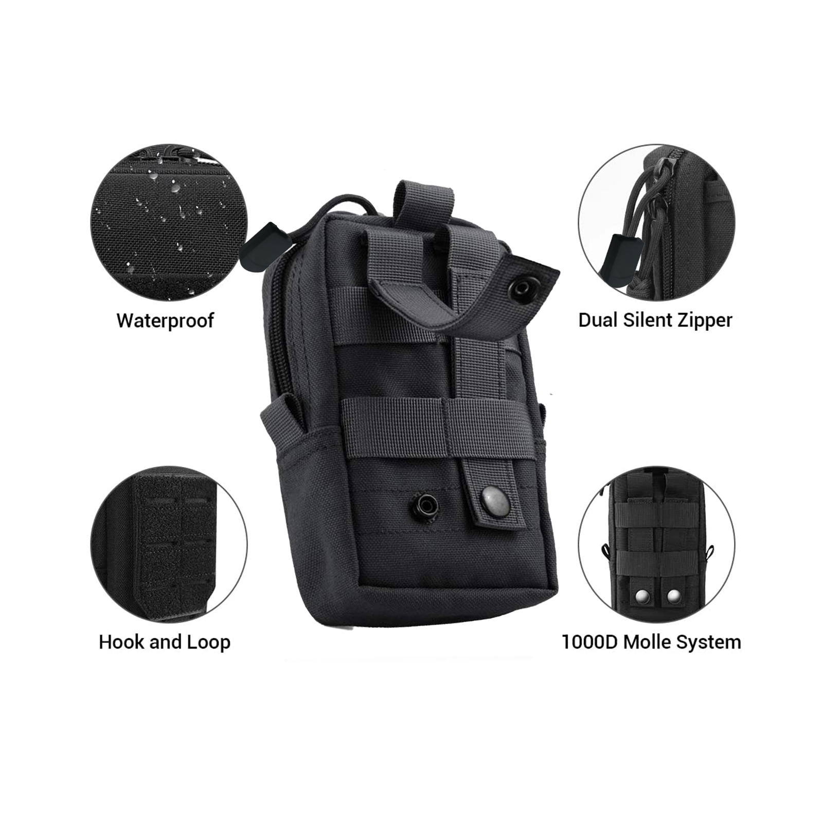 Tactical Molle Pouch Waist Bag - Electronics And Gadgets recension och pris