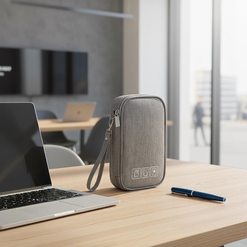 Double Layer Cable Storage Bag - Electronics Gadgets And Accessories recension och pris