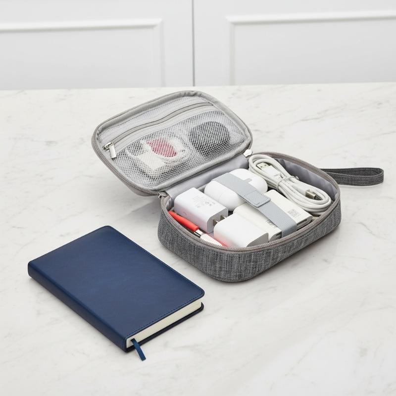 Double Layer Cable Storage Bag - Electronics Gadgets And Accessories recension och pris