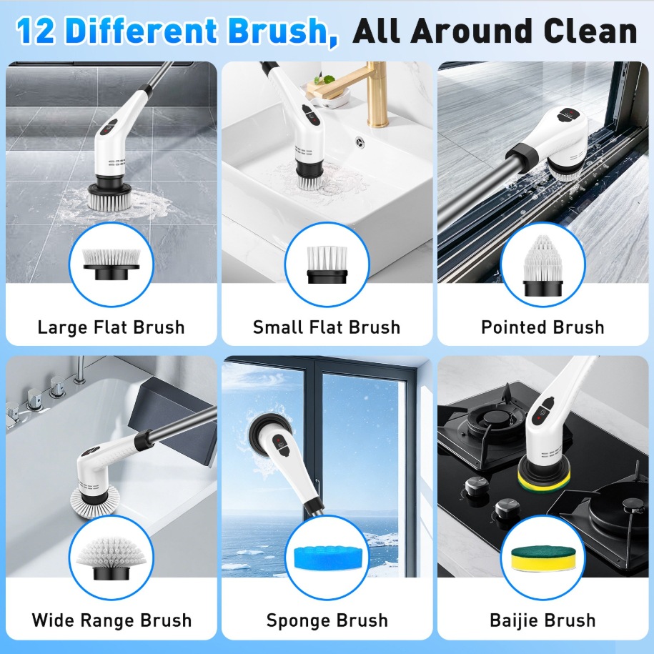 TINSOL 12 in 1 Electric Cleani - Kitchen Electronics Gadgets recension och pris