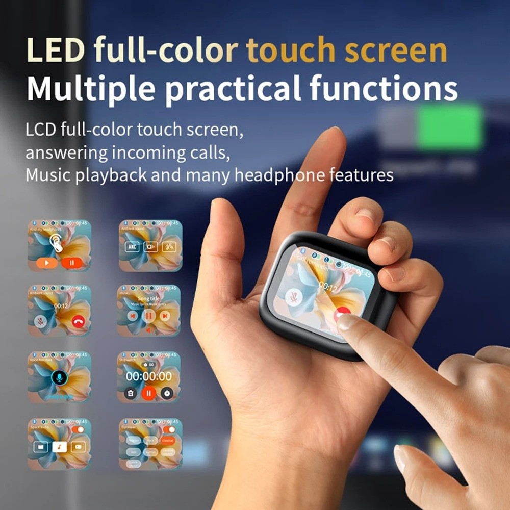 Bluetooth 5.4 Full Touch Scree - Earbuds Anc Wireless recension och pris