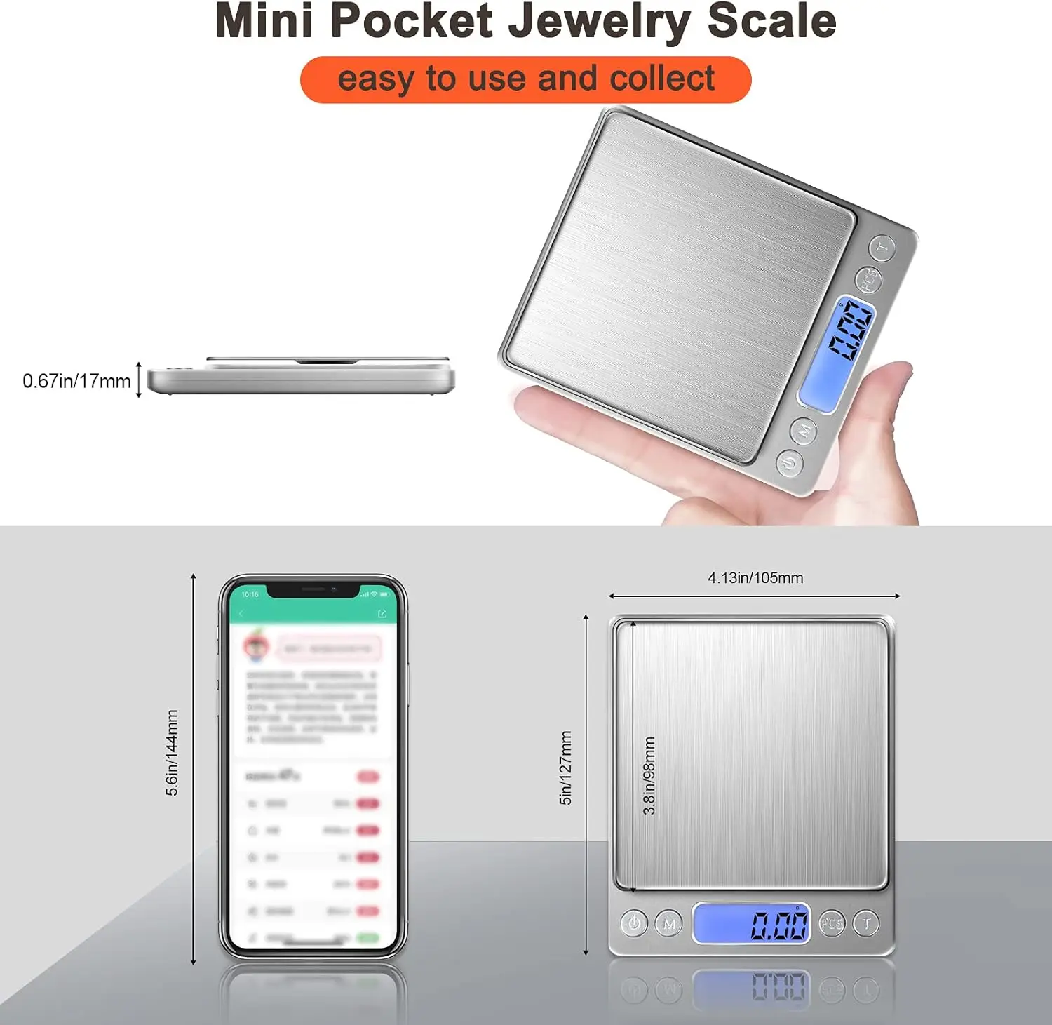 LCD Digital Jewelry Scale 3kg  - Kitchen Electronics Gadgets recension och pris