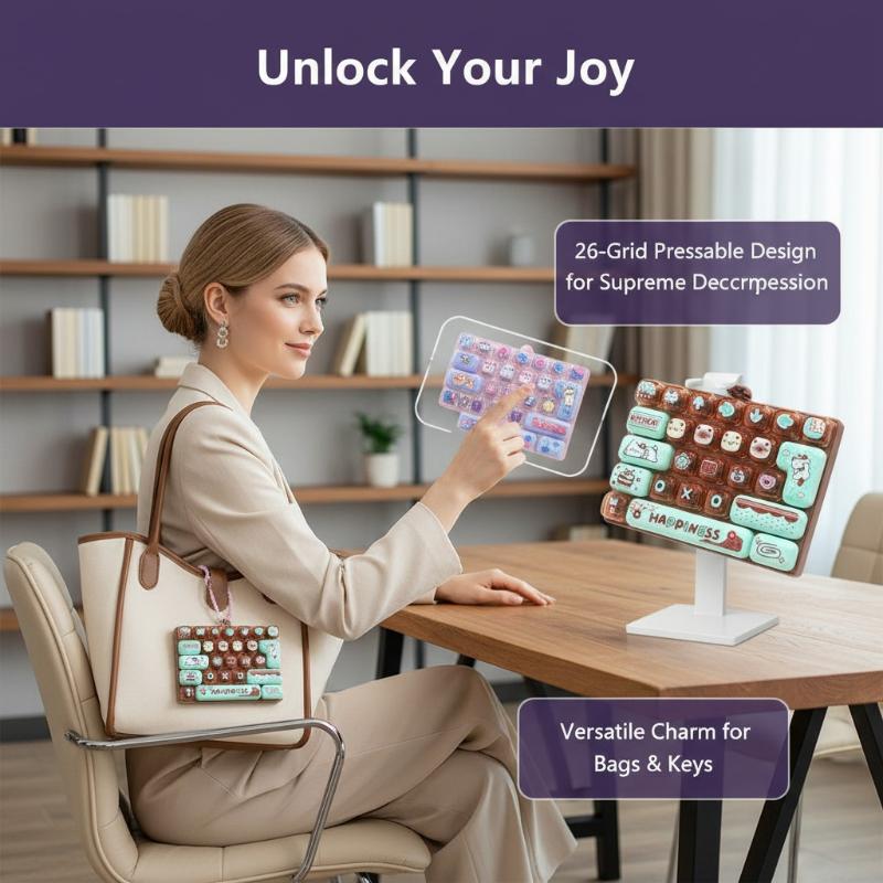 Cute 26 Key Decompression Toy  - Electronics Gadgets Bag recension och pris