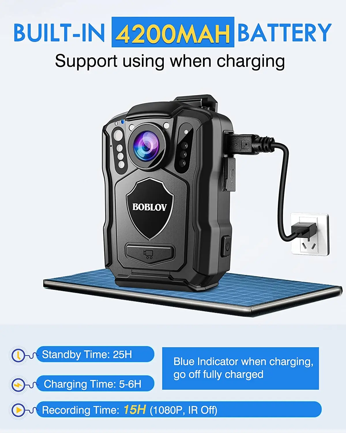 BOBLOV M5 Police Body Camera w - Compact Camera Mirrorless recension och pris
