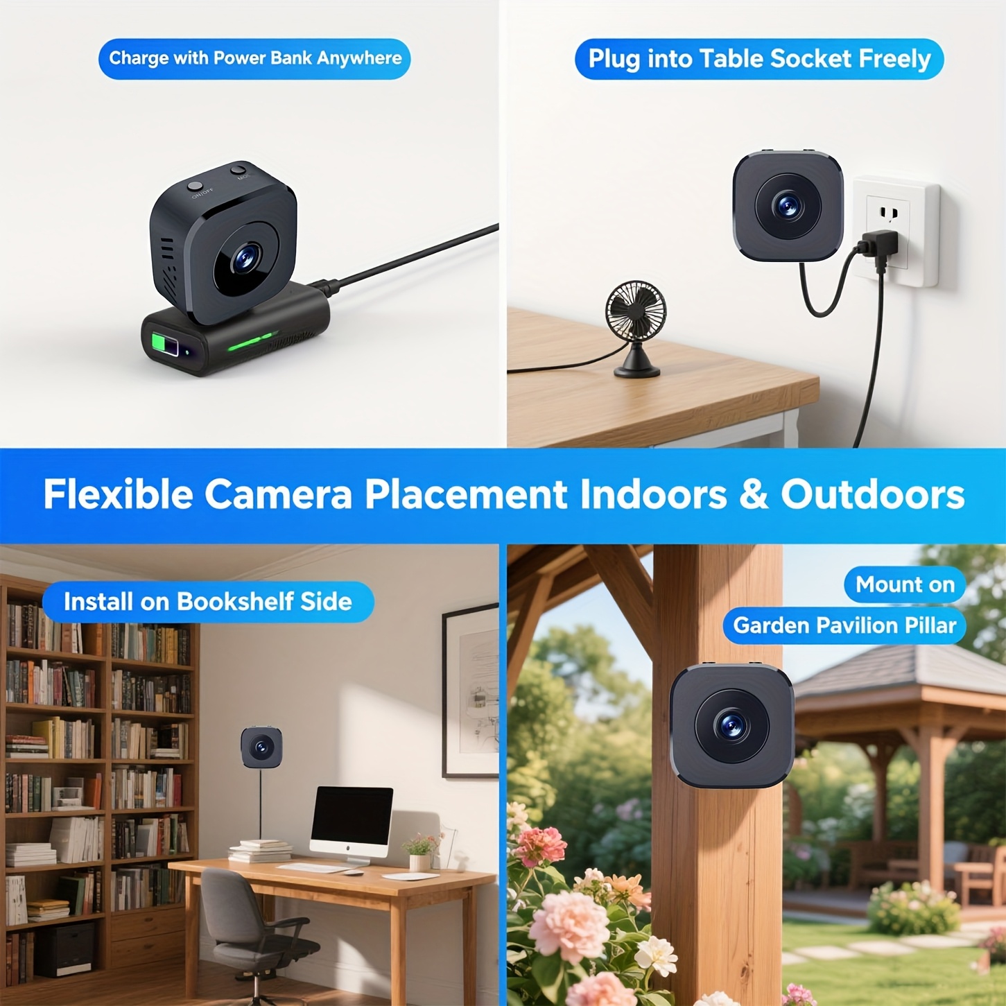 1080P HD Mini WiFi Camera Indo - Compact Camera Mirrorless recension och pris