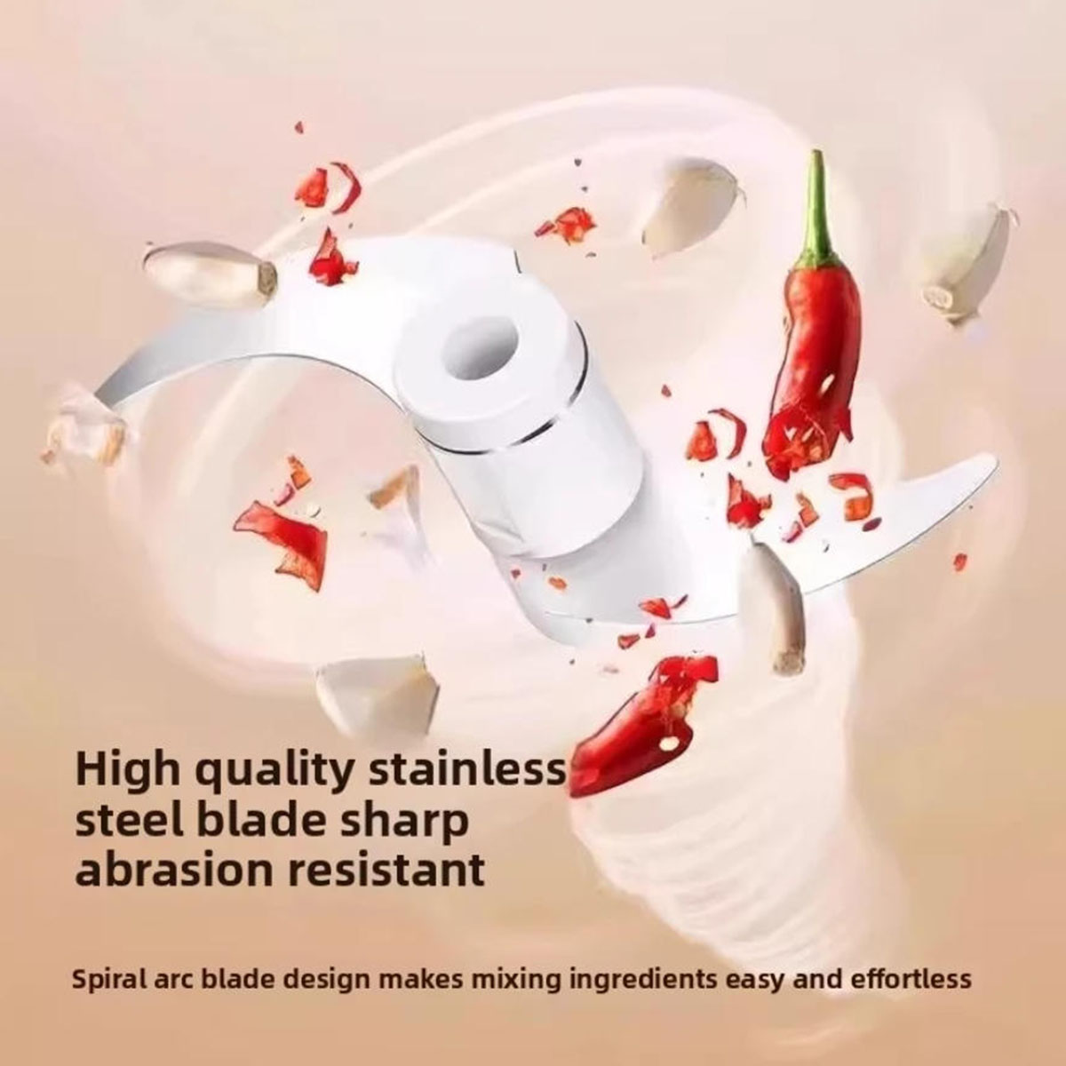 1PC Electric Garlic Chopper Mi - Kitchen Electronics Gadgets recension och pris