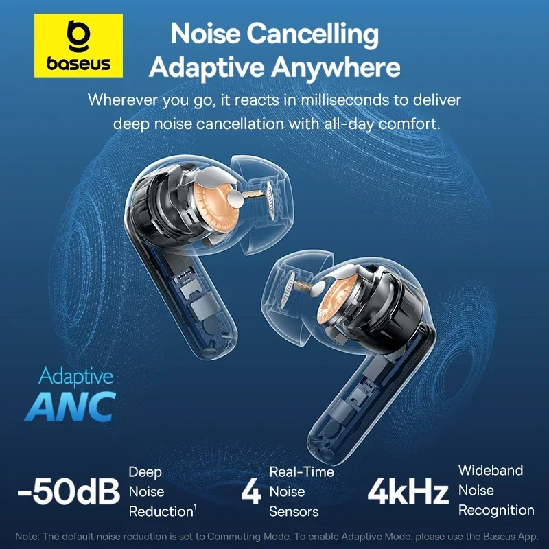 Baseus EP10 Pro ANC Earbuds Wi - Earbuds Anc Wireless recension och pris