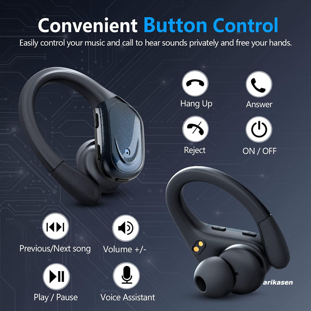 Wireless Earbuds Sport Bluetoo - Earbuds Anc Wireless recension och pris